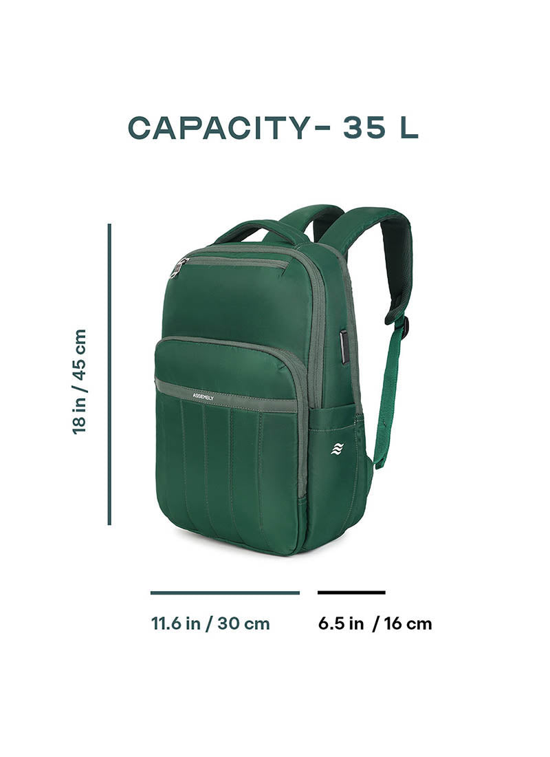 Rover Backpack | Green |  Everyday Laptop Backpack