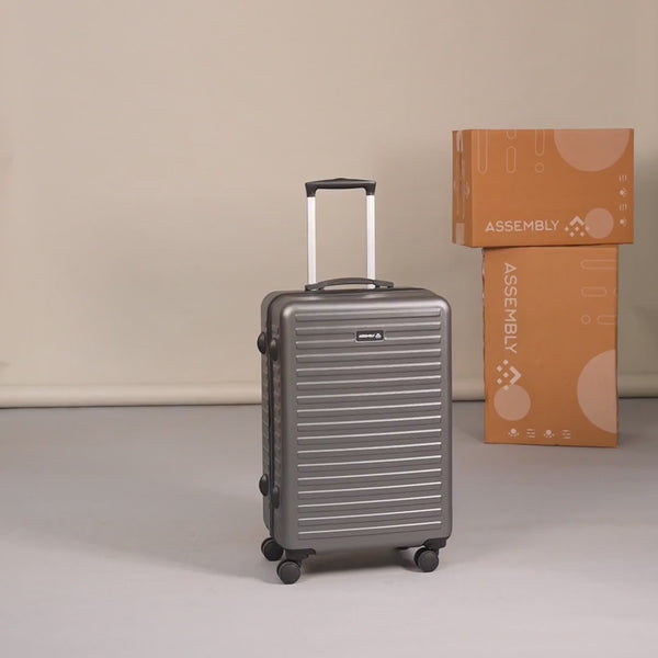 Starklite | Hardside Luggage Combo Set Grey - (20"+28")
