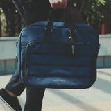 Laptop Bag & Tech Kit Combo Blue